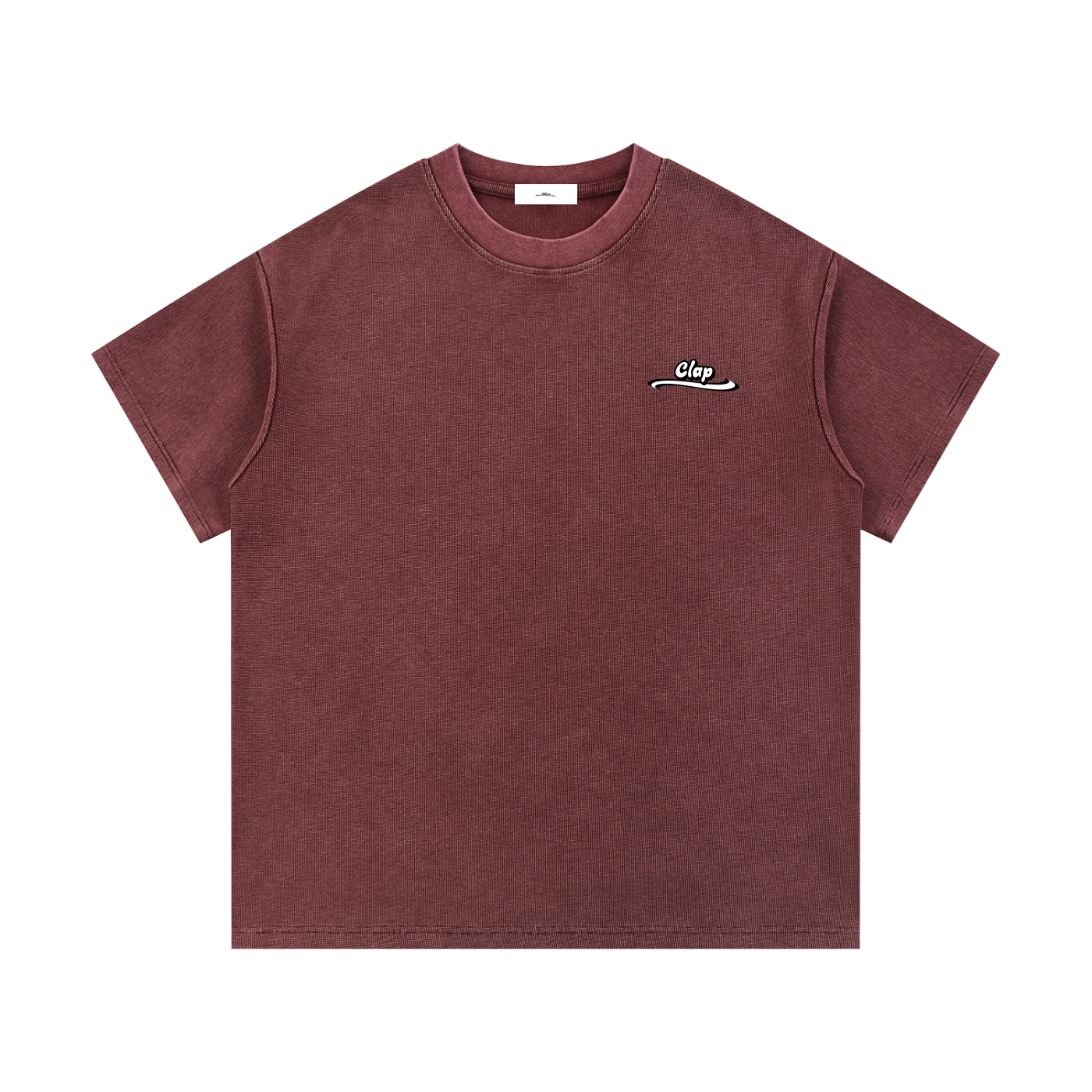 “Stay Focused If You Want To Succeed” Mineral Wash Waffle Knit T-Shirt