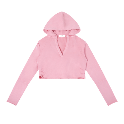 “Work Hard Dream Big” Vintage Washed Raw Edge Hoodie
