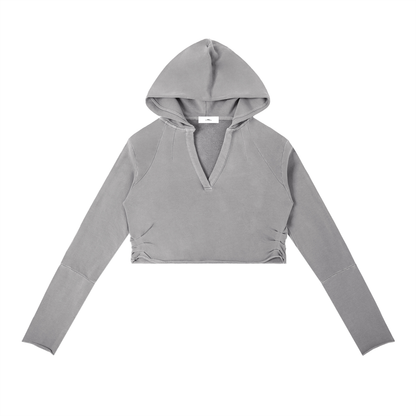 “Work Hard Dream Big” Vintage Washed Raw Edge Hoodie