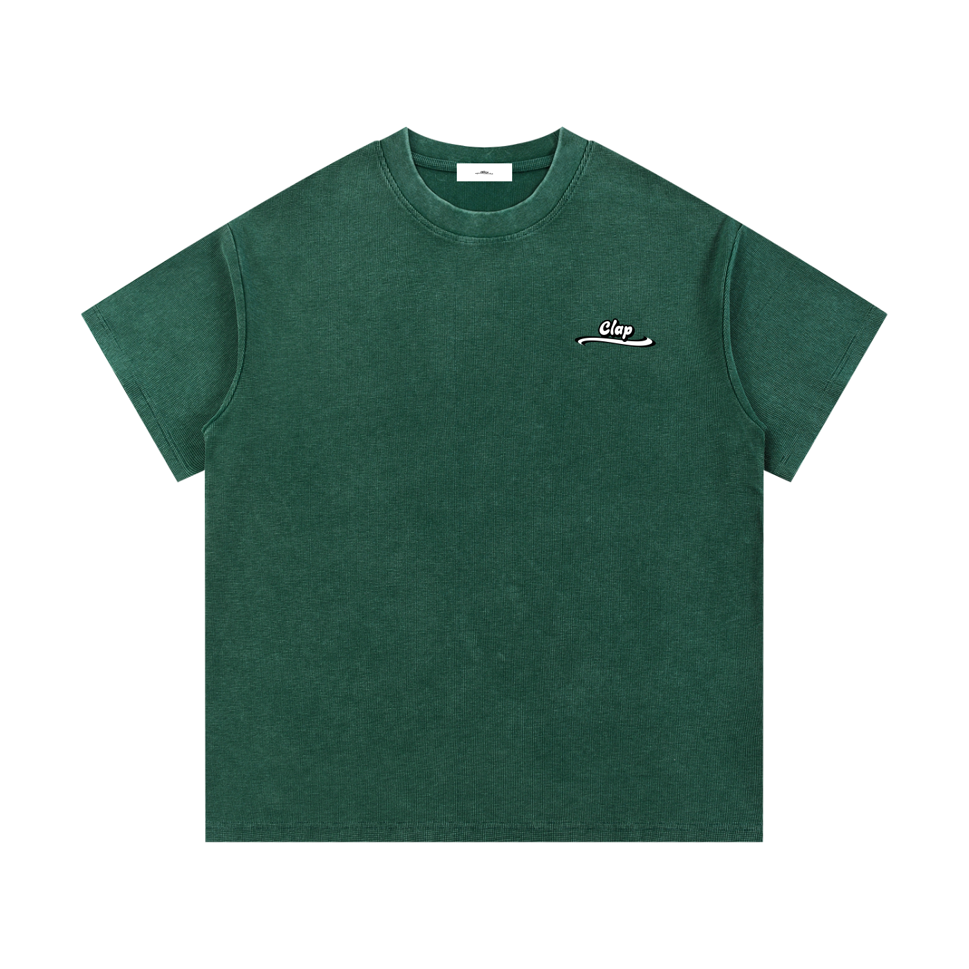 “Stay Focused If You Want To Succeed” Mineral Wash Waffle Knit T-Shirt
