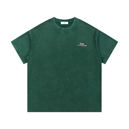 “Stay Focused If You Want To Succeed” Mineral Wash Waffle Knit T-Shirt