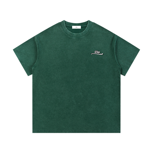 “Stay Focused If You Want To Succeed” Mineral Wash Waffle Knit T-Shirt