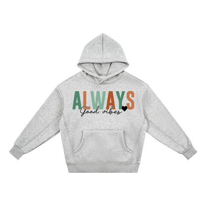 “Always Good Vibes” Essential Kids' Fleece Hoodie