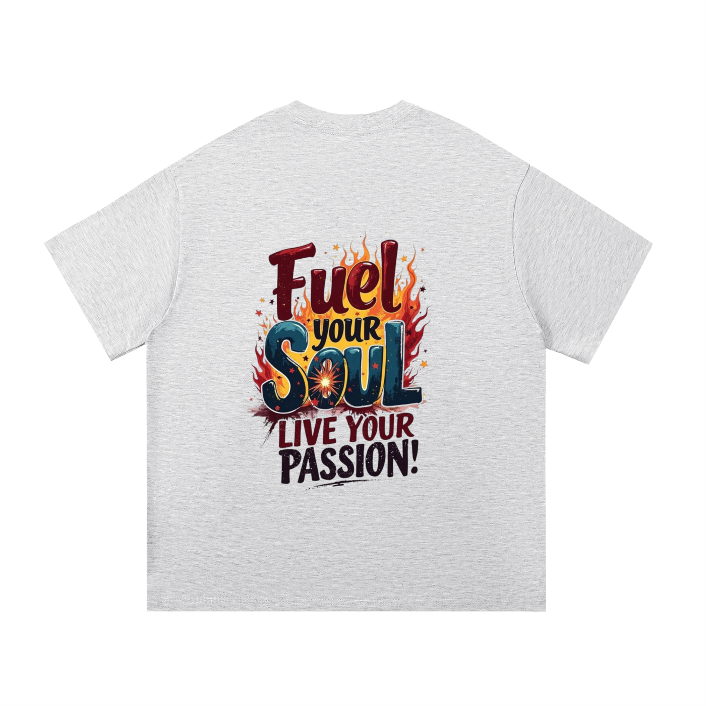“Fuel Your Soul Live Your Passion” Essential Cotton T-Shirt