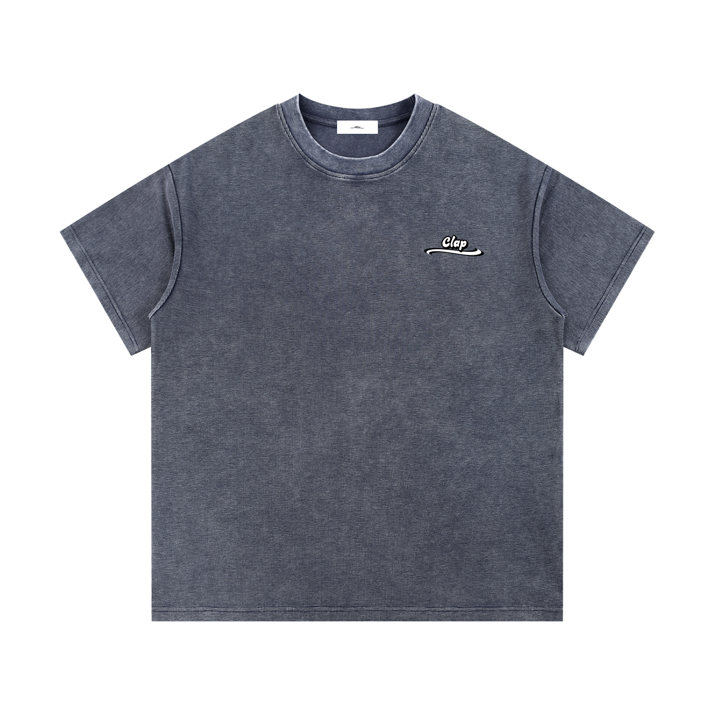 “Stay Focused If You Want To Succeed” Mineral Wash Waffle Knit T-Shirt